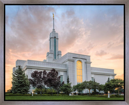 Mt. Timpanogos Utah Temple House of Light Gallery Wrap