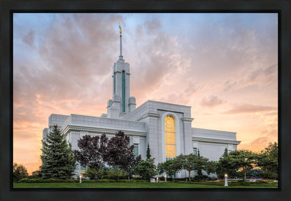 Mt. Timpanogos Utah Temple House of Light Gallery Wrap