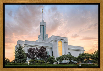 Mt. Timpanogos Utah Temple House of Light Gallery Wrap