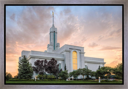 Mt. Timpanogos Utah Temple House of Light Gallery Wrap