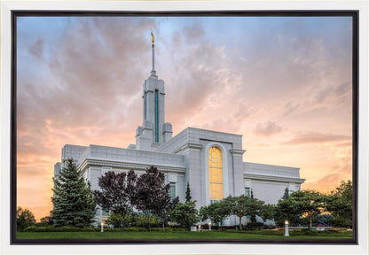 Mt. Timpanogos Utah Temple House of Light Gallery Wrap