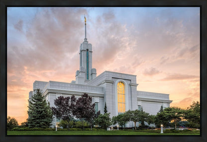 Mt. Timpanogos Utah Temple House of Light Gallery Wrap