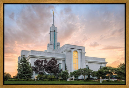 Mt. Timpanogos Utah Temple House of Light Gallery Wrap