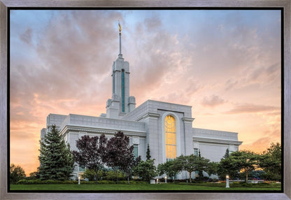 Mt. Timpanogos Utah Temple House of Light Gallery Wrap