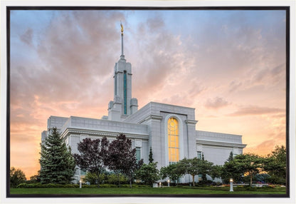 Mt. Timpanogos Utah Temple House of Light Gallery Wrap