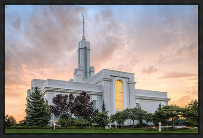 Mt. Timpanogos Utah Temple House of Light Gallery Wrap