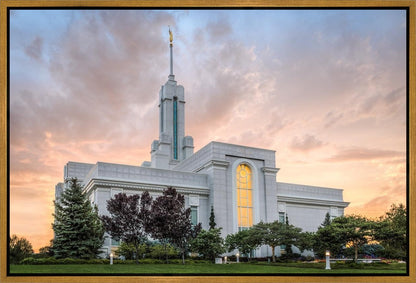 Mt. Timpanogos Utah Temple House of Light Gallery Wrap