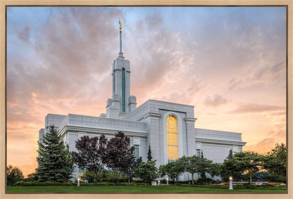 Mt. Timpanogos Utah Temple House of Light Gallery Wrap