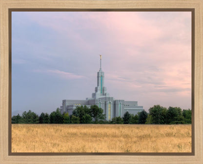 Mt. Timpanogos Utah Temple House of Worship Gallery Wrap