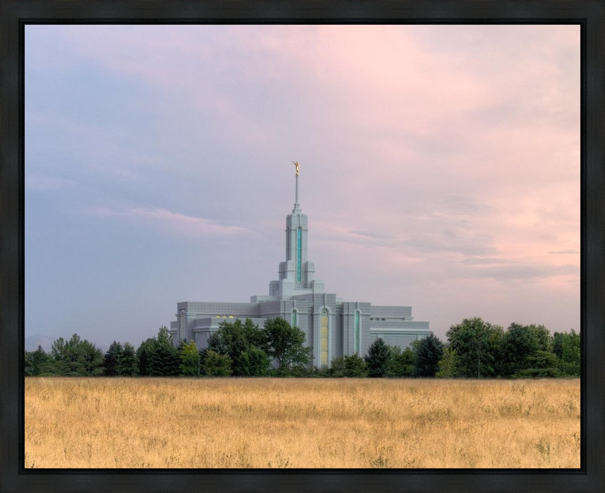 Mt. Timpanogos Utah Temple House of Worship Gallery Wrap