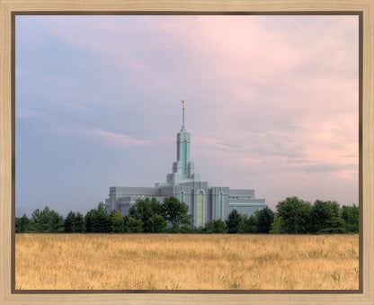 Mt. Timpanogos Utah Temple House of Worship Gallery Wrap
