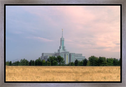 Mt. Timpanogos Utah Temple House of Worship Gallery Wrap