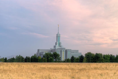 Mt. Timpanogos Utah Temple House of Worship Gallery Wrap