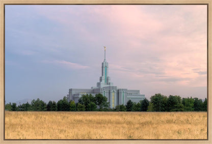 Mt. Timpanogos Utah Temple House of Worship Gallery Wrap