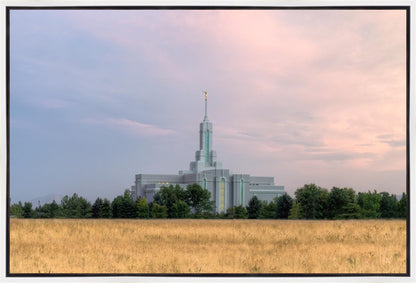 Mt. Timpanogos Utah Temple House of Worship Gallery Wrap