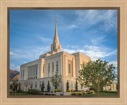 Ogden Utah Temple Place of Holiness Gallery Wrap