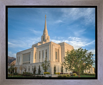 Ogden Utah Temple Place of Holiness Gallery Wrap