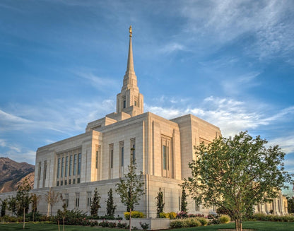 Ogden Utah Temple Place of Holiness Gallery Wrap