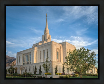Ogden Utah Temple Place of Holiness Gallery Wrap