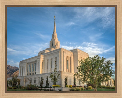Ogden Utah Temple Place of Holiness Gallery Wrap