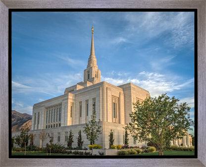 Ogden Utah Temple Place of Holiness Gallery Wrap
