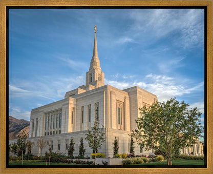 Ogden Utah Temple Place of Holiness Gallery Wrap