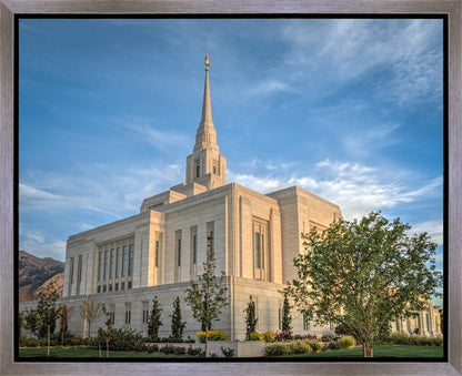 Ogden Utah Temple Place of Holiness Gallery Wrap