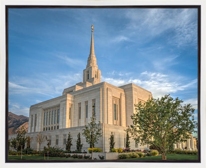 Ogden Utah Temple Place of Holiness Gallery Wrap