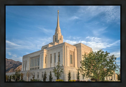 Ogden Utah Temple Place of Holiness Gallery Wrap