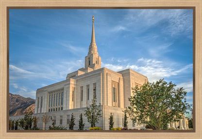 Ogden Utah Temple Place of Holiness Gallery Wrap