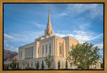 Ogden Utah Temple Place of Holiness Gallery Wrap
