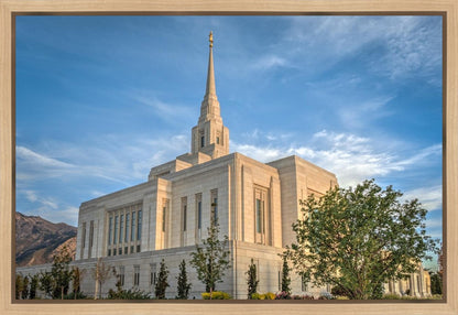 Ogden Utah Temple Place of Holiness Gallery Wrap