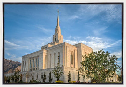 Ogden Utah Temple Place of Holiness Gallery Wrap