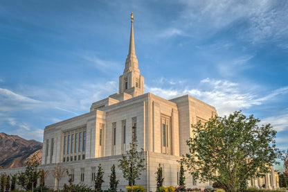 Ogden Utah Temple Place of Holiness Gallery Wrap