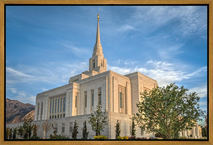 Ogden Utah Temple Place of Holiness Gallery Wrap