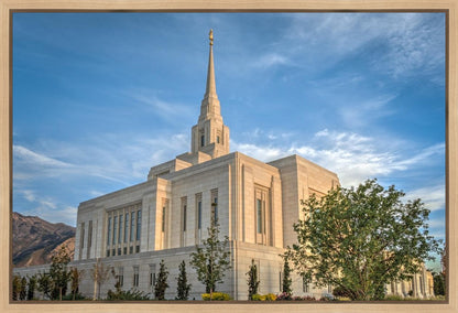 Ogden Utah Temple Place of Holiness Gallery Wrap