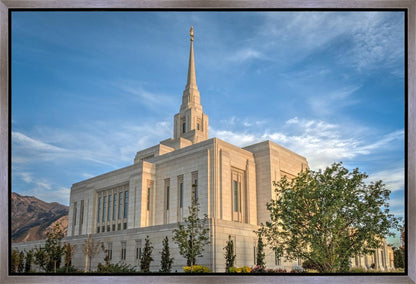 Ogden Utah Temple Place of Holiness Gallery Wrap