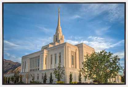 Ogden Utah Temple Place of Holiness Gallery Wrap