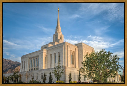 Ogden Utah Temple Place of Holiness Gallery Wrap