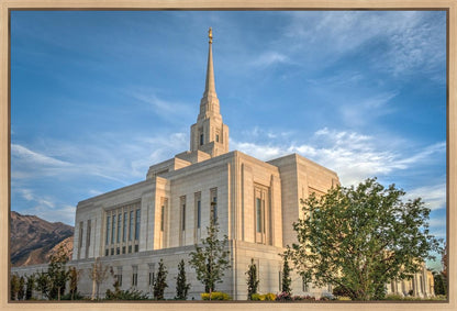 Ogden Utah Temple Place of Holiness Gallery Wrap