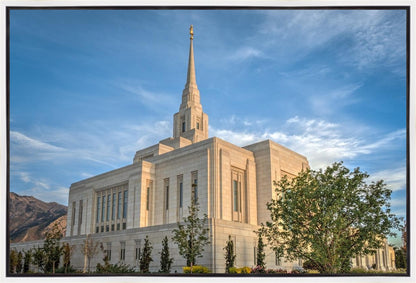 Ogden Utah Temple Place of Holiness Gallery Wrap