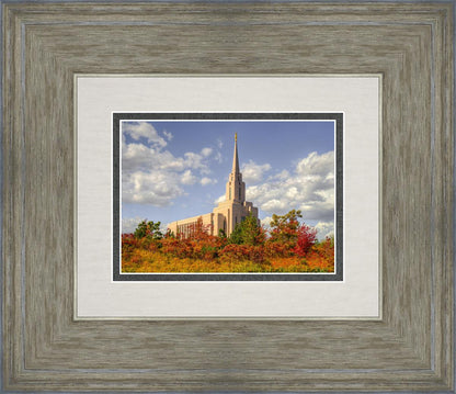 Oquirrh Mtn. Utah Temple Fall Colors