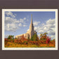 Oquirrh Mtn. Utah Temple Fall Colors