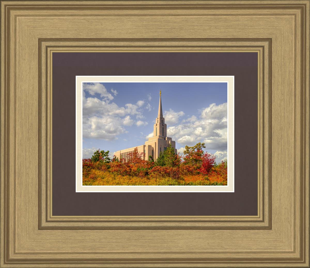 Oquirrh Mtn. Utah Temple Fall Colors