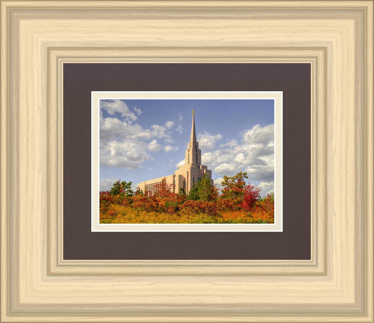 Oquirrh Mtn. Utah Temple Fall Colors