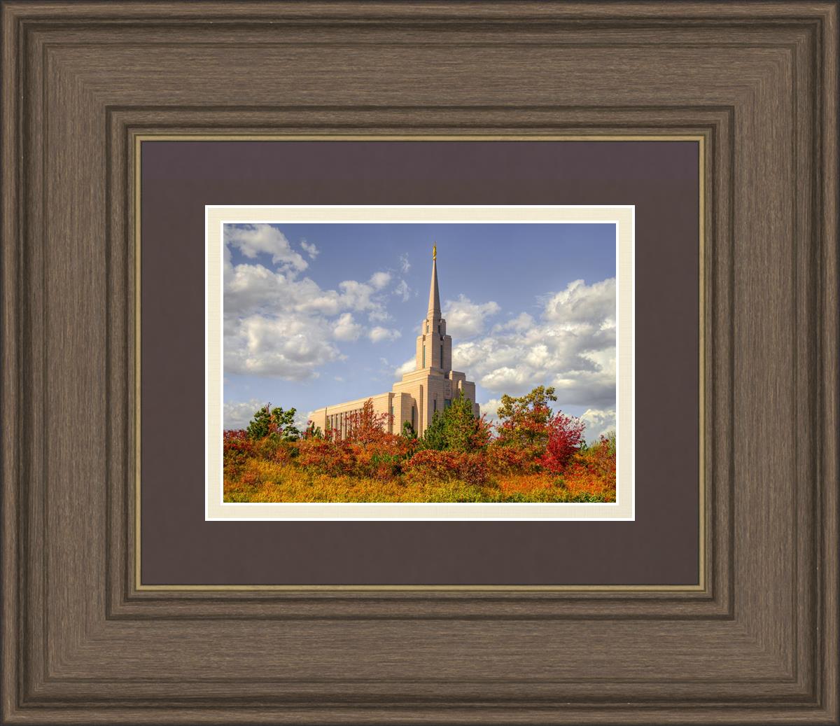 Oquirrh Mtn. Utah Temple Fall Colors