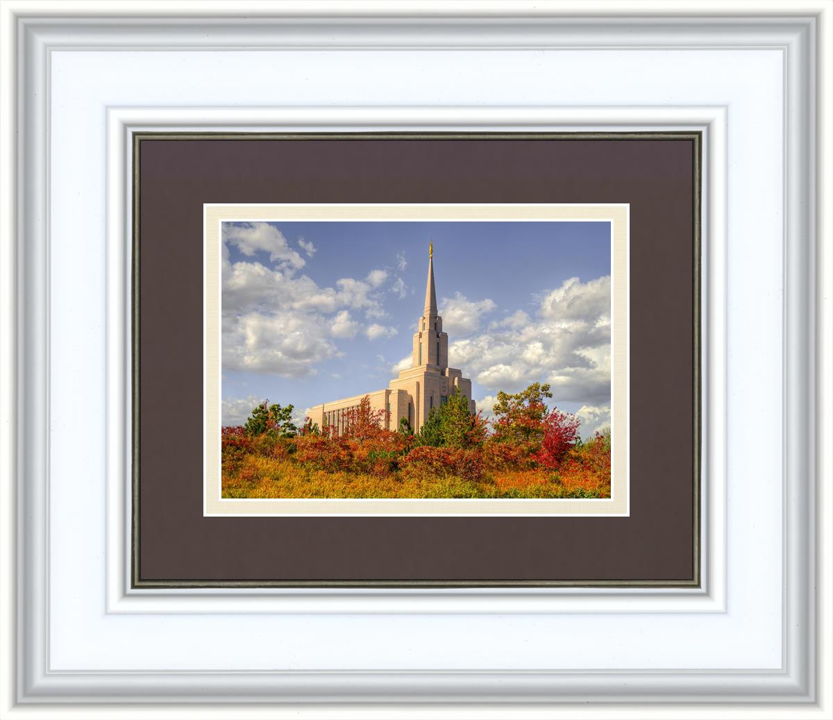 Oquirrh Mtn. Utah Temple Fall Colors