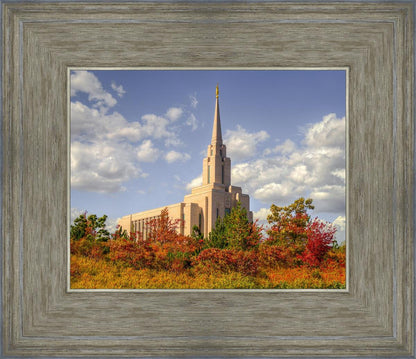 Oquirrh Mtn. Utah Temple Fall Colors