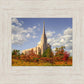 Oquirrh Mtn. Utah Temple Fall Colors