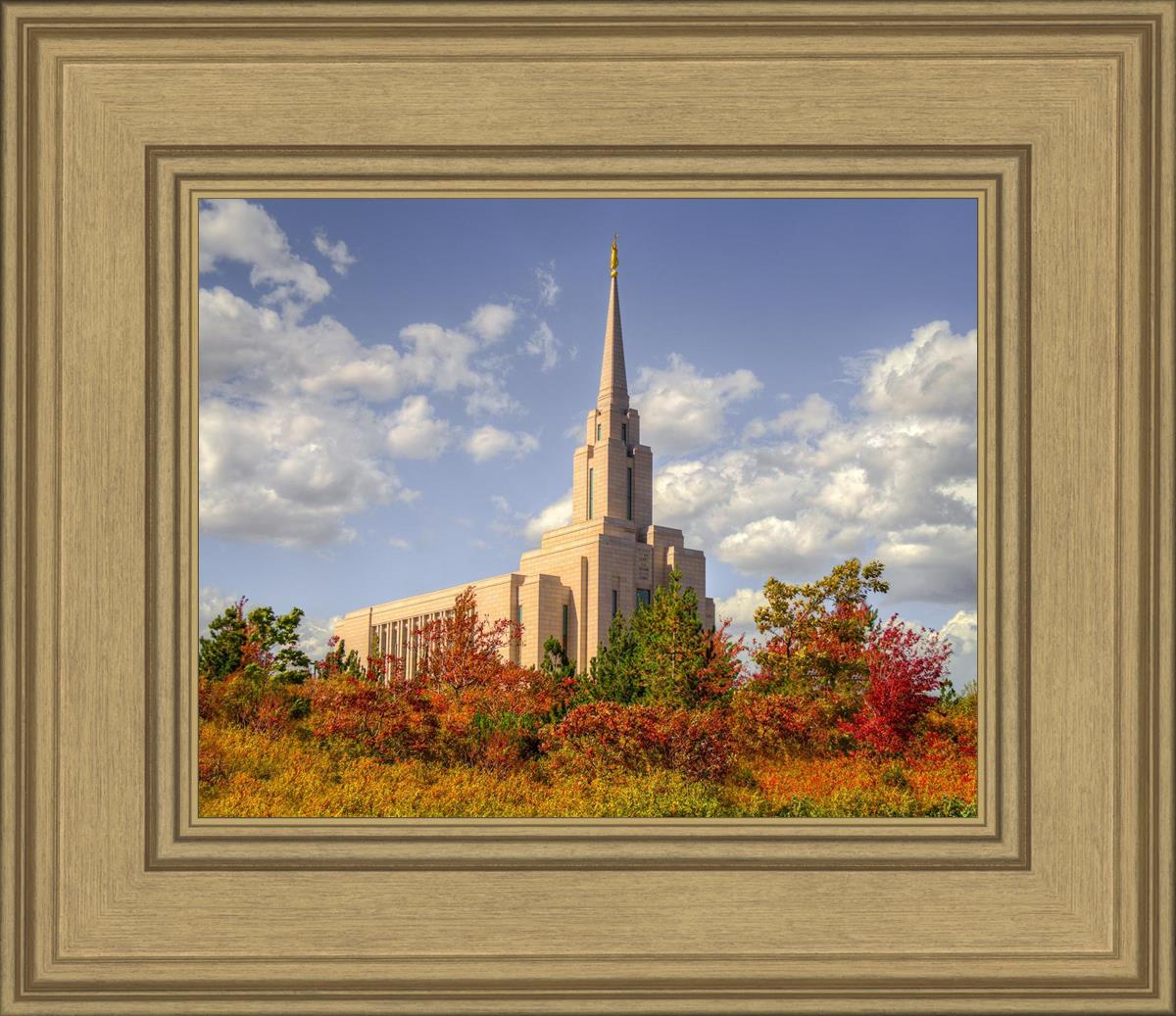 Oquirrh Mtn. Utah Temple Fall Colors